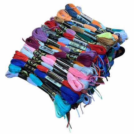 100pcs Colourful Embroidery Floss Pack for Cross Stitching and Embroidery
