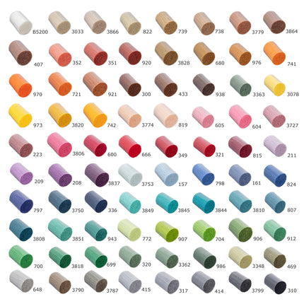 Pre-Cut Latch Hook Rug Yarn Bundles – 80 Colors for Rug Making and Carpet Crafting