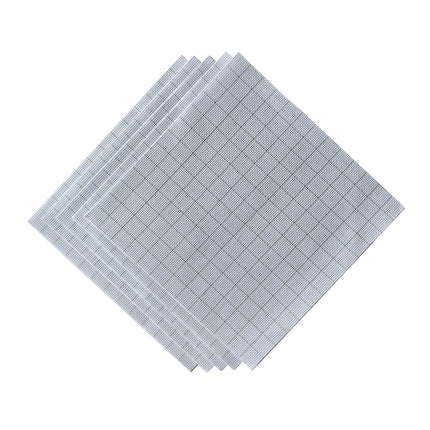 11 Count Easy Count Aida Cross Stitch Fabric – White Pre-Cut Cloths, 11.8 x 11.8 Inch Squares, Set of 5 Pieces