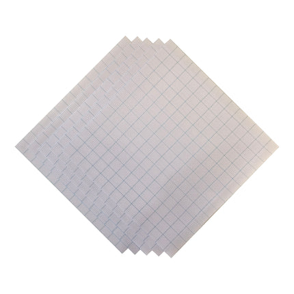 12 Count Easy Count Aida Cross Stitch Fabric with washable Grid Lines, 11.8 x 11.8 Inch Squares, Set of 5 Pieces