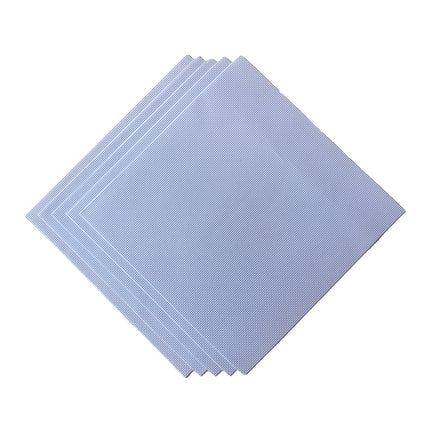12 Count Aida Cross Stitch Fabric – White Embroidery Cloth, 11.8 x 11.8 Inch Pre-Cut Squares, Pack of 5 Pieces