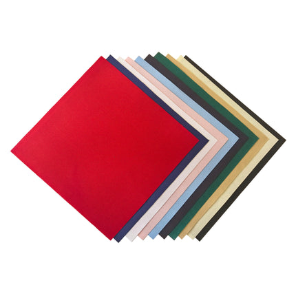 14 Count Aida Cloth Cross Stitch Fabric Pack – 10 Colors Pre-Cut Squares, 11.8 x 11.8 Inch, Set of 10 Pieces