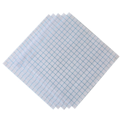 14 Count Easy Count Aida Cross Stitch Fabric with washable Grid Lines, 11.8 x 11.8 Inch Squares, Set of 5 Pieces
