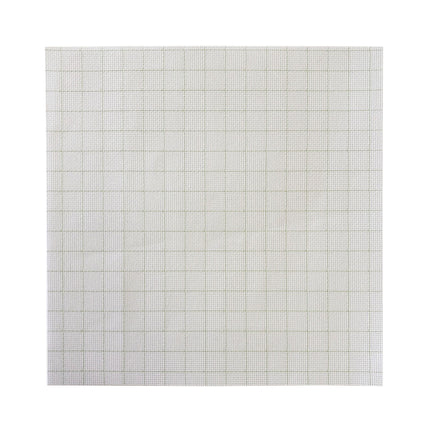 14 Count Easy Count Aida Cross Stitch Fabric – White Pre-Cut Cloths, 11.8 x 11.8 Inch Squares, Set of 5 Pieces