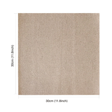 14 Count Linen Aida Cross Stitch Fabric – Pre-Cut Sampler Pack, 11.8 x 11.8 Inch Squares, Set of 5 Pieces