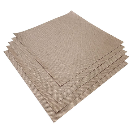 14 Count Linen Aida Cross Stitch Fabric – Pre-Cut Sampler Pack, 11.8 x 11.8 Inch Squares, Set of 5 Pieces