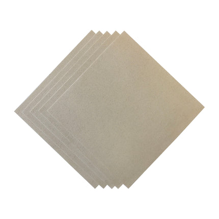 16 Count Aida Cross Stitch Fabric in a Natural Warm Color, Pre-Cut Sampler Pack, 11.8 x 11.8 Inch Squares, Set of 5 Pieces