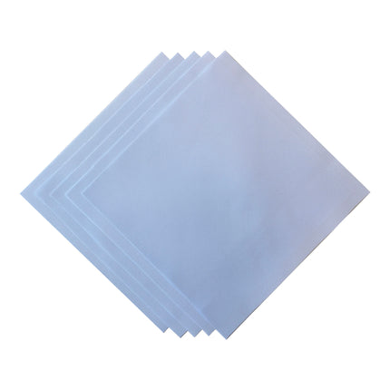 20 Count White Aida Cross Stitch Fabric, 11.8"x11.8" Squares, Pack of 5 Pieces