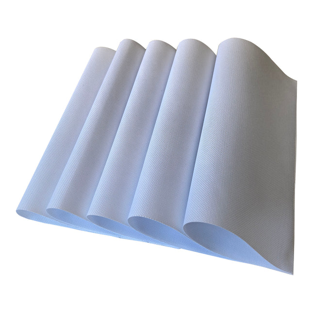 20 Count White Aida Cross Stitch Fabric, 11.8"x11.8" Squares, Pack of 5 Pieces