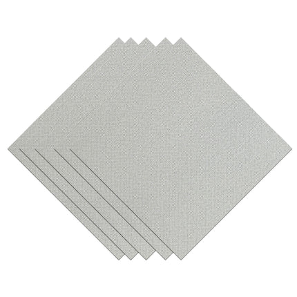 28 Count Evenweave Cross Stitch Fabric – White Pre-Cut Sampler Pack, 11.8 x 11.8 Inch Squares, Set of 5 Pieces