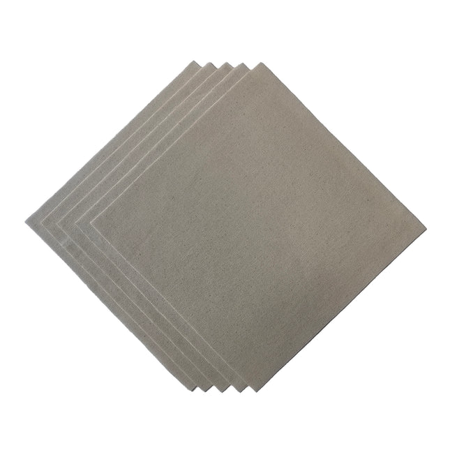 32CT Evenweave Cross Stitch Fabric – ECRU Natural Embroidery Cloth for Needlepoint & Handcraft, 11.8"x11.8" Squares, Pack of 5 Pieces