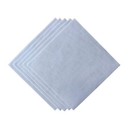 32CT Evenweave Cross Stitch Fabric – White Embroidery Cloth for Needlepoint, 11.8"x11.8" Squares, Pack of 5 Pieces