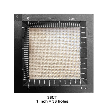 36CT Evenweave Cross Stitch Fabric – ECRU Natural Embroidery Cloth for Needlepoint & Handcraft, 11.8"x11.8" Squares, Pack of 5 Pieces