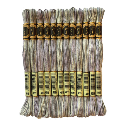 Variegated Thread, 8.7-Yard, Pack of 12 Skeins, Stormy Sky