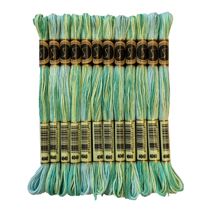 Variegated Thread, 8.7-Yard, Pack of 12 Skeins, Water Lilies