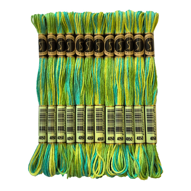 Variegated Thread, 8.7-Yard, Pack of 12 Skeins, Roaming Pastures
