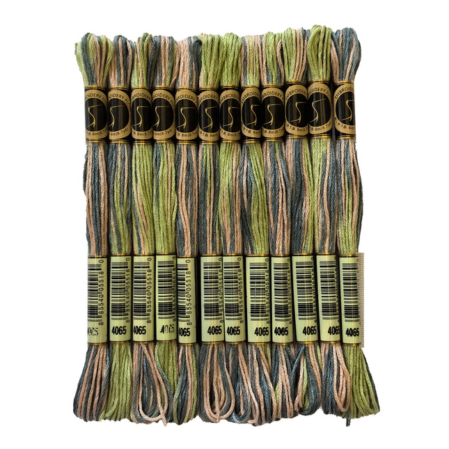 Variegated Thread, 8.7-Yard, Pack of 12 Skeins, Morning Medow