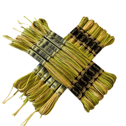 Variegated Thread, 8.7-Yard, Pack of 12 Skeins, Antumn Leaves