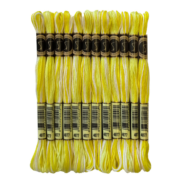 Variegated Thread, 8.7-Yard, Pack of 12 Skeins, Morning  Sunshine