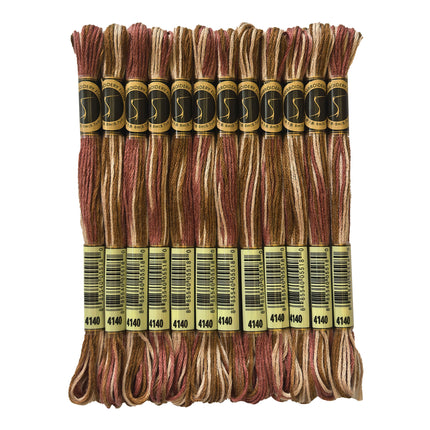 Variegated Thread, 8.7-Yard, Pack of 12 Skeins, Driftwood