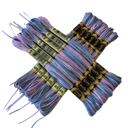 Variegated Thread, 8.7-Yard, Pack of 12 Skeins, Northern Lights