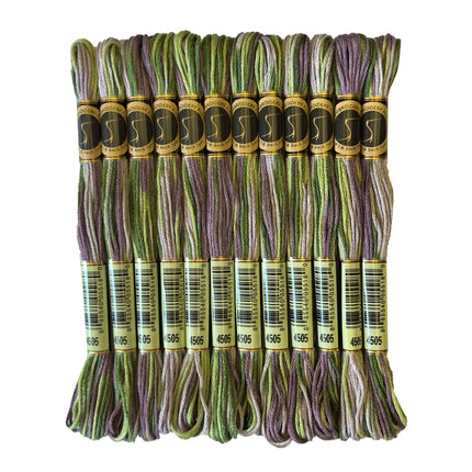 Variegated Thread, 8.7-Yard, Pack of 12 Skeins, Heather