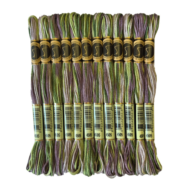 Variegated Thread, 8.7-Yard, Pack of 12 Skeins, Heather