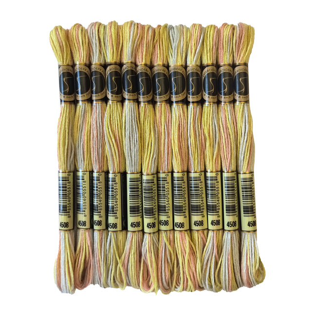 Variegated Thread, 8.7-Yard, Pack of 12 Skeins, Frosted Countryside