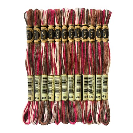 Variegated Thread, 8.7-Yard, Pack of 12 Skeins, Black Forest
