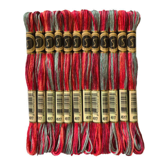 Variegated Thread, 8.7-Yard, Pack of 12 Skeins, Elves