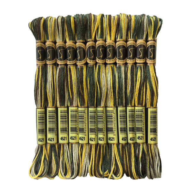 Variegated Thread, 8.7-Yard, Pack of 12 Skeins, Wide Open Spaces
