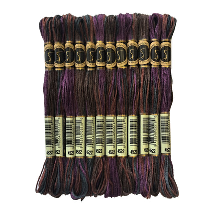 Variegated Thread, 8.7-Yard, Pack of 12 Skeins, Canadian Night