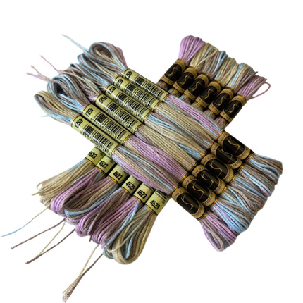 Variegated Thread, 8.7-Yard, Pack of 12 Skeins, North Wind