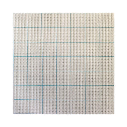 6 Count Easy Count Aida Cross Stitch Fabric with washable Grid Lines, 11.8 x 11.8 Inch Squares, Set of 5 Pieces