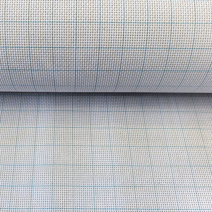 11CT Easy Count White Aida Cotton Fabric with Washable Grid Lines, Ideal for Cross Stitch
