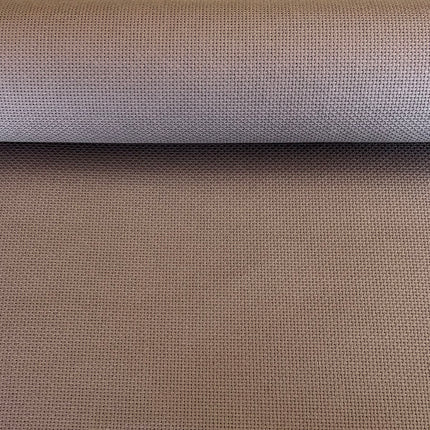 14 Count Aida Fabric Cross Stitch Cloth, Coffee Color