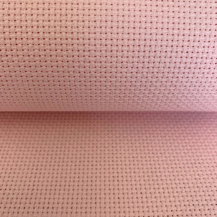 14 Count Aida Fabric Cross Stitch Cloth, Pink