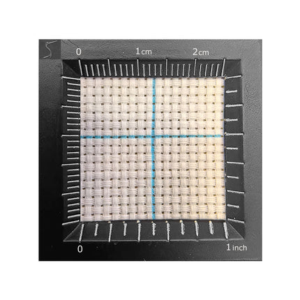 16 Count White Aida Cotton Fabric with Washable Grid Lines, Ideal for Cross Stitch and Needlework, 16 Holes Per Inch
