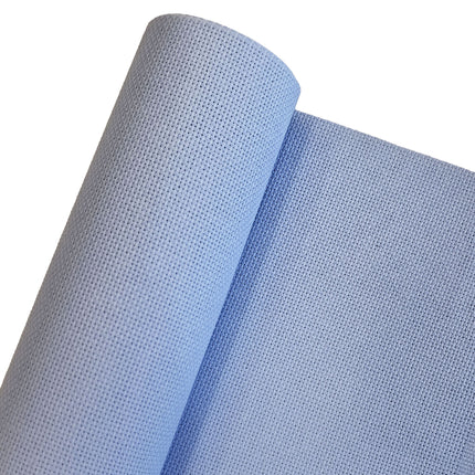18 Count Aida Cross Stitch Fabric — Light Blue