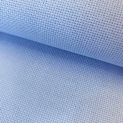 18 Count Aida Cross Stitch Fabric — Light Blue