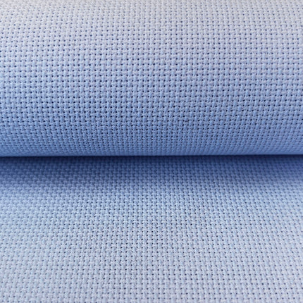 18 Count Aida Cross Stitch Fabric — Light Blue