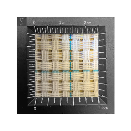 6CT Easy Count Aida with Washable Grid Lines, White