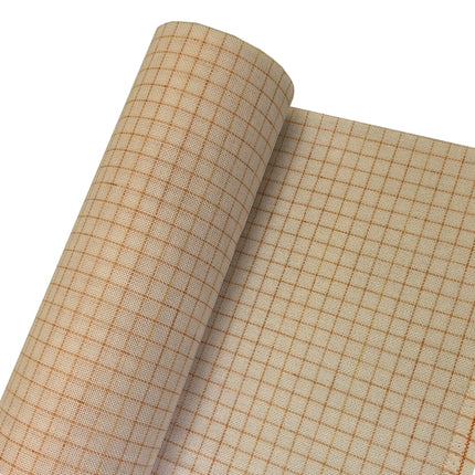 25CT Easy Count Evenweave Fabric with Water-Soluble Orange Grid