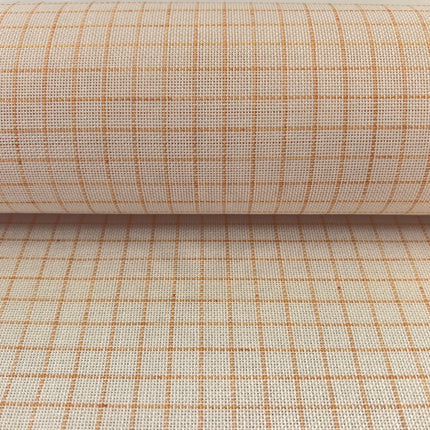 25CT Easy Count Evenweave Fabric with Water-Soluble Orange Grid