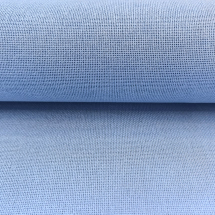 25 Count Cotton Evenweave Cross Stitch Fabric – Soft Sky Blue