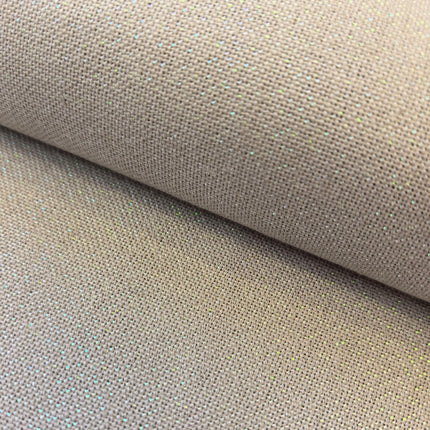32 Count Light-Reflecting Iridescent Evenweave Embroidery Fabric, Light Coffee