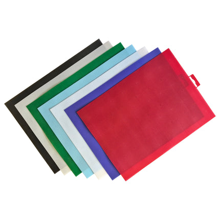 14 Count Plastic Aida Mesh Fabric Sheets, Pre-Cut Sampler Pack, 8.3 x 11Inch Squares, Set of 7 Pieces