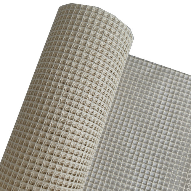 4CT Rug Canvas Meshwork Fabric, ECRU