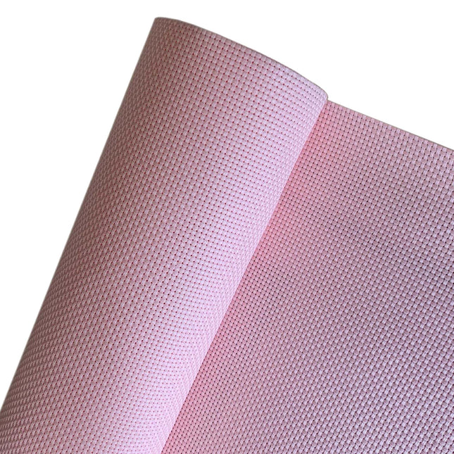 11 Count Aida Fabric Cross Stitch Cloth, Pink