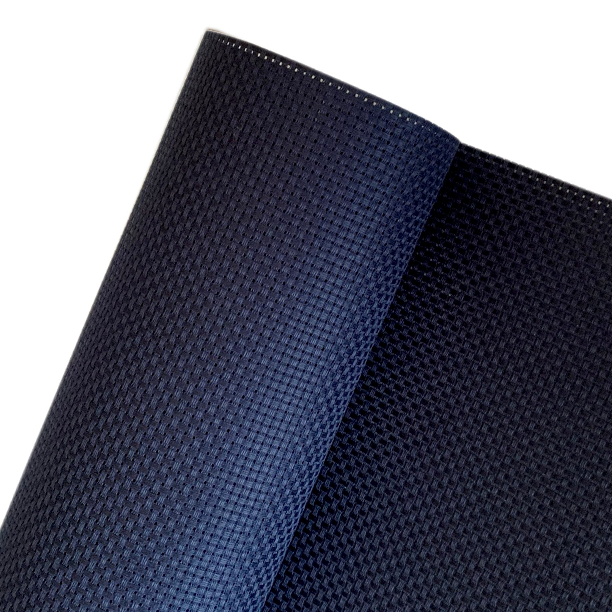 Tessuto di cotone - Mini triangoli blu navy Tessuto di cotone - Mini triangoli blu navy